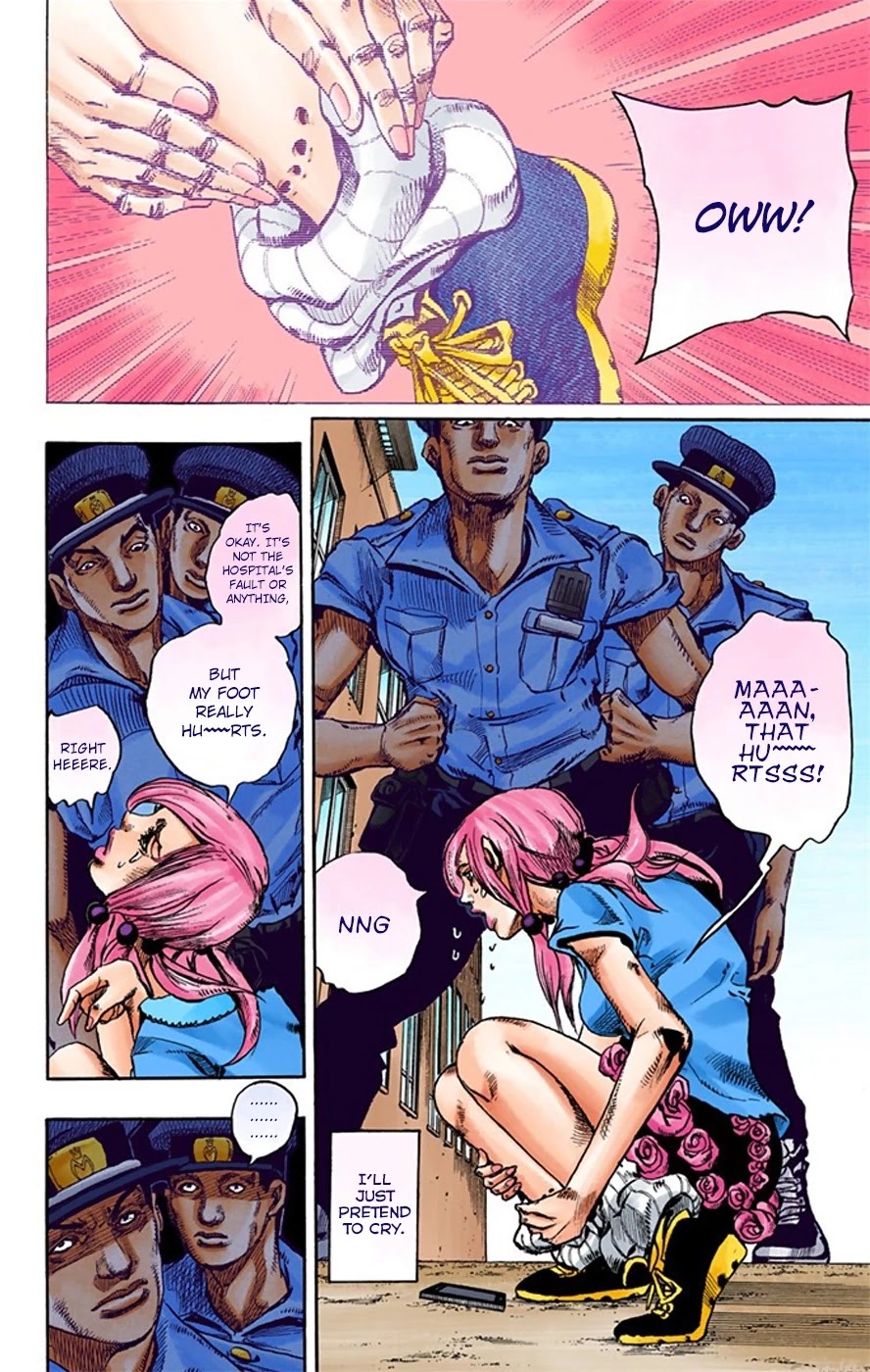 JoJo's Bizarre Adventure Part 8 - JoJolion (Official Colored) Chapter 17 page 3 - Chapter 17: The Lemon and the Tangerine