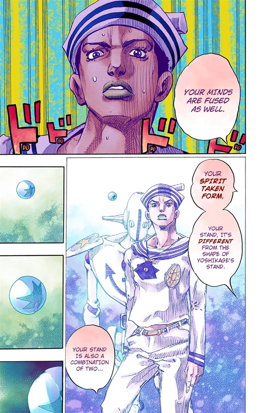 JoJo's Bizarre Adventure Part 8 - JoJolion (Official Colored) Chapter 17 page 31 - Chapter 17: The Lemon and the Tangerine