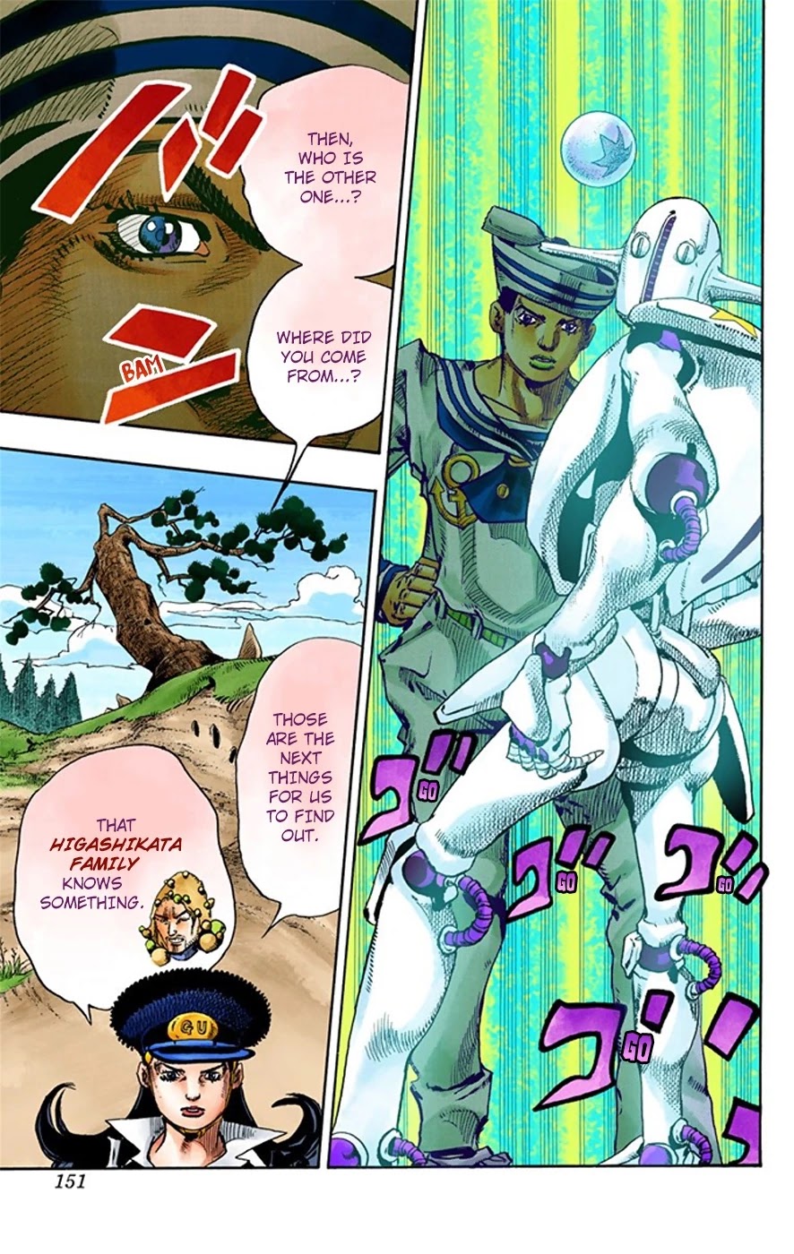 JoJo's Bizarre Adventure Part 8 - JoJolion (Official Colored) Chapter 17 page 33 - Chapter 17: The Lemon and the Tangerine