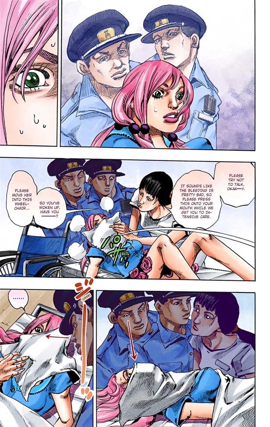 JoJo's Bizarre Adventure Part 8 - JoJolion (Official Colored) Chapter 17 page 8 - Chapter 17: The Lemon and the Tangerine
