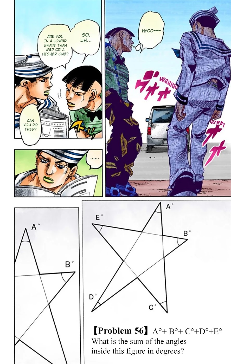 JoJo's Bizarre Adventure Part 8 - JoJolion (Official Colored) Chapter 18 page 15 - Chapter 18: Shakedown Road Part 1