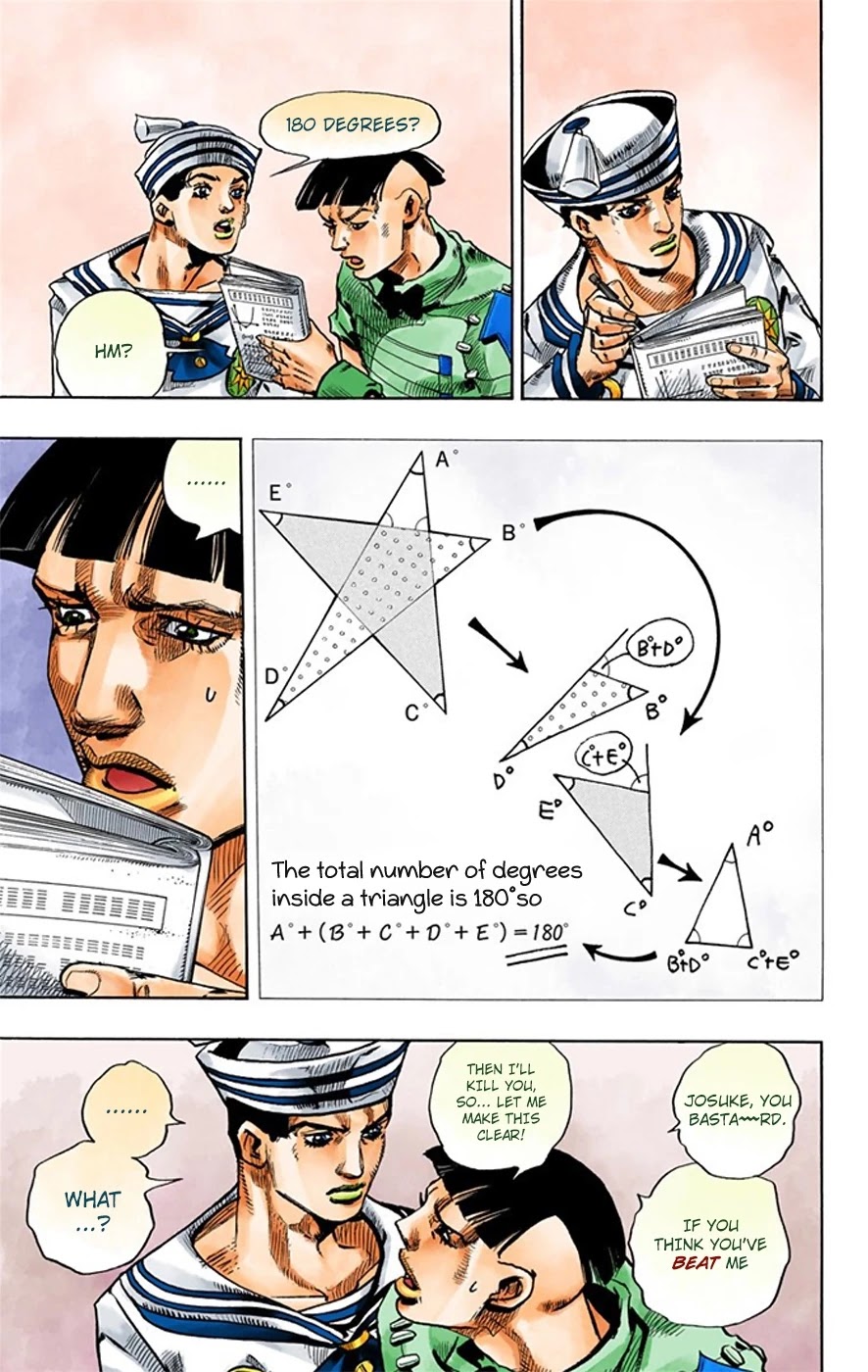JoJo's Bizarre Adventure Part 8 - JoJolion (Official Colored) Chapter 18 page 16 - Chapter 18: Shakedown Road Part 1