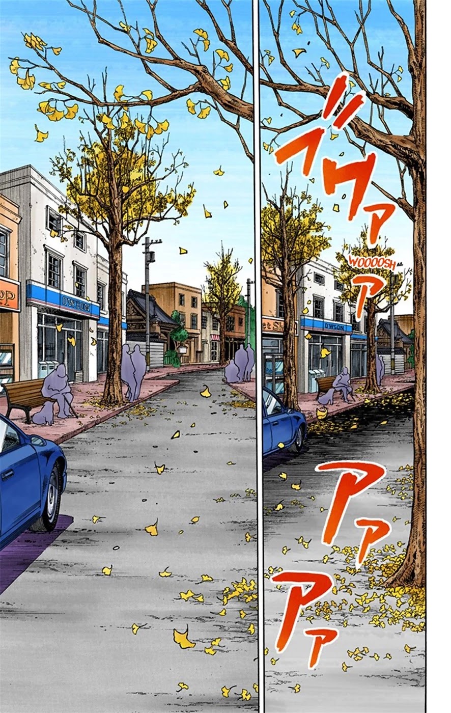JoJo's Bizarre Adventure Part 8 - JoJolion (Official Colored) Chapter 18 page 24 - Chapter 18: Shakedown Road Part 1