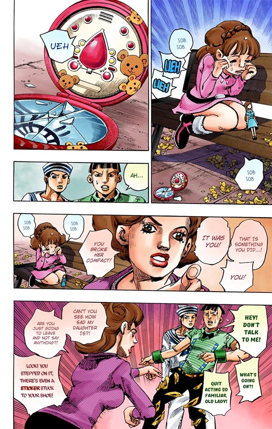 JoJo's Bizarre Adventure Part 8 - JoJolion (Official Colored) Chapter 18 page 29 - Chapter 18: Shakedown Road Part 1