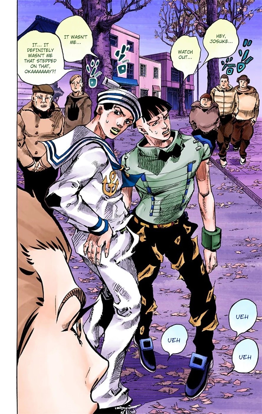 JoJo's Bizarre Adventure Part 8 - JoJolion (Official Colored) Chapter 18 page 31 - Chapter 18: Shakedown Road Part 1