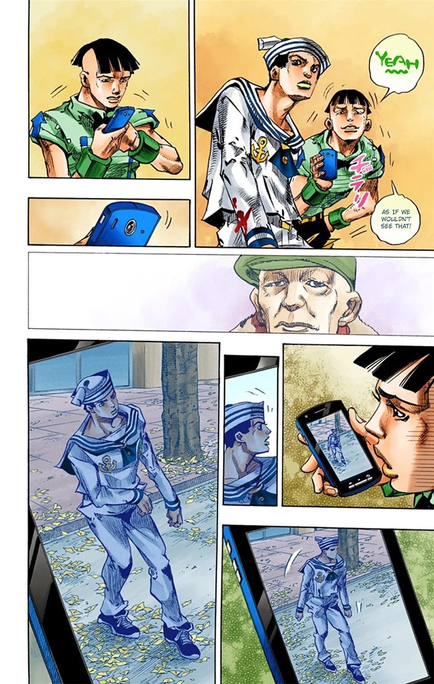 JoJo's Bizarre Adventure Part 8 - JoJolion (Official Colored) Chapter 18 page 45 - Chapter 18: Shakedown Road Part 1