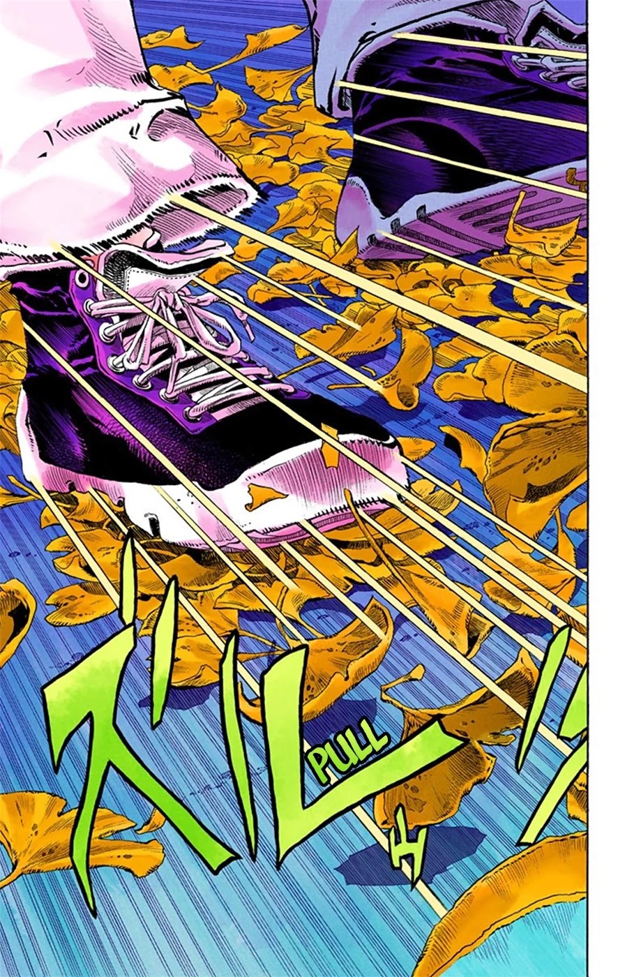 JoJo's Bizarre Adventure Part 8 - JoJolion (Official Colored) Chapter 18 page 46 - Chapter 18: Shakedown Road Part 1