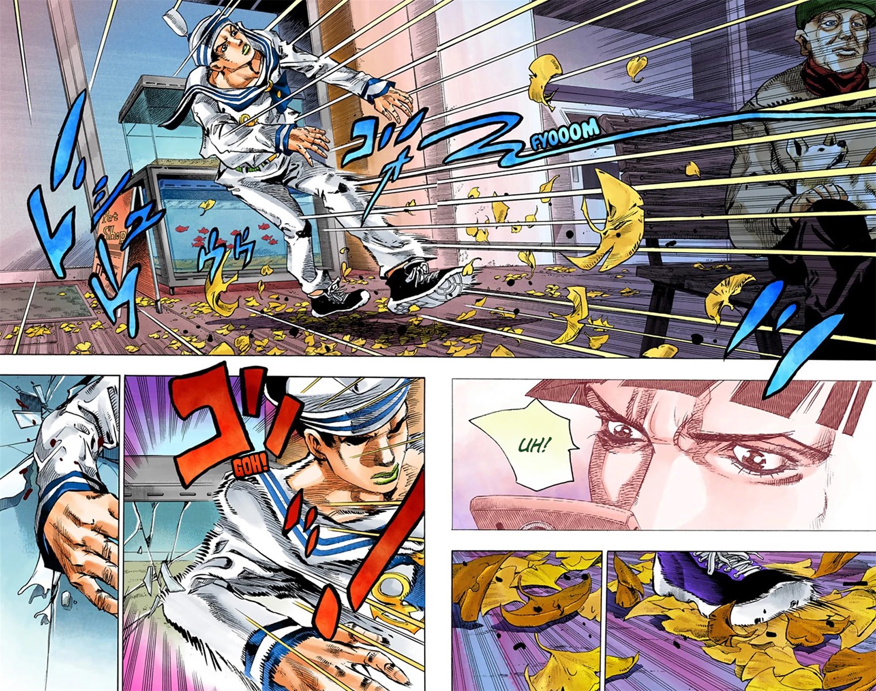 JoJo's Bizarre Adventure Part 8 - JoJolion (Official Colored) Chapter 18 page 47 - Chapter 18: Shakedown Road Part 1