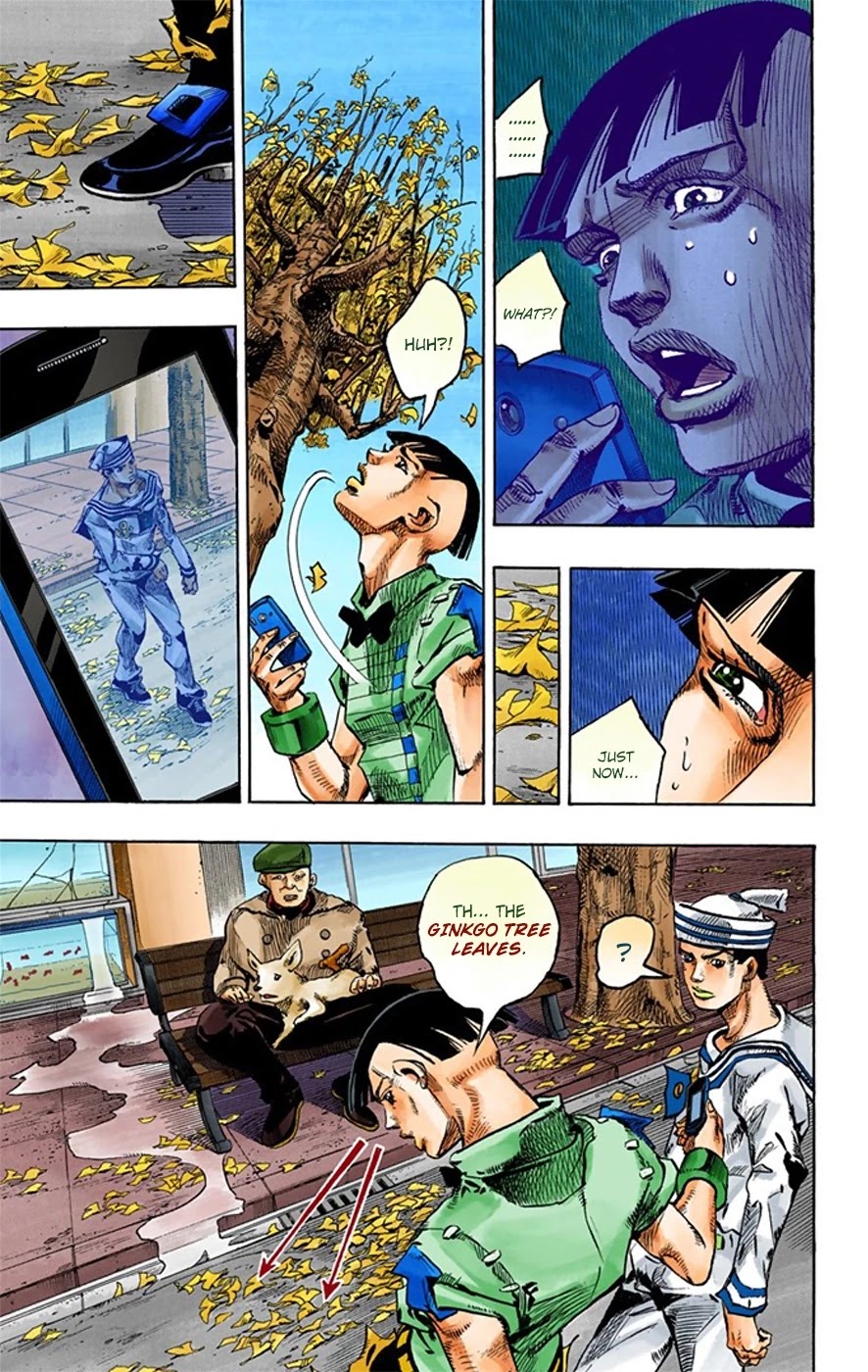 JoJo's Bizarre Adventure Part 8 - JoJolion (Official Colored) Chapter 18 page 49 - Chapter 18: Shakedown Road Part 1