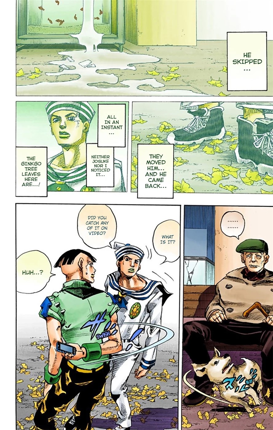 JoJo's Bizarre Adventure Part 8 - JoJolion (Official Colored) Chapter 18 page 50 - Chapter 18: Shakedown Road Part 1