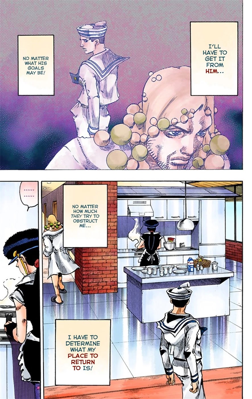 JoJo's Bizarre Adventure Part 8 - JoJolion (Official Colored) Chapter 18 page 6 - Chapter 18: Shakedown Road Part 1