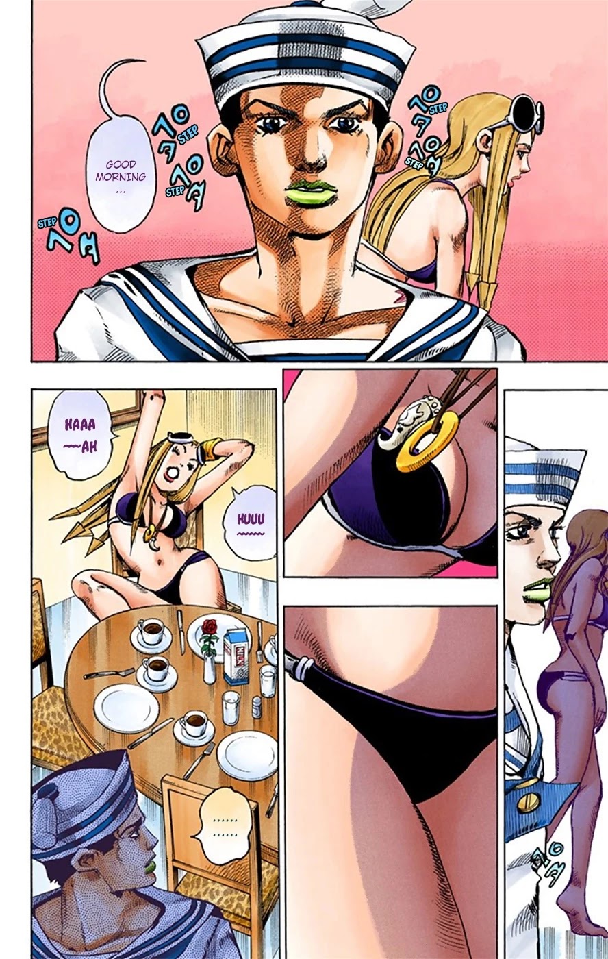 JoJo's Bizarre Adventure Part 8 - JoJolion (Official Colored) Chapter 18 page 7 - Chapter 18: Shakedown Road Part 1