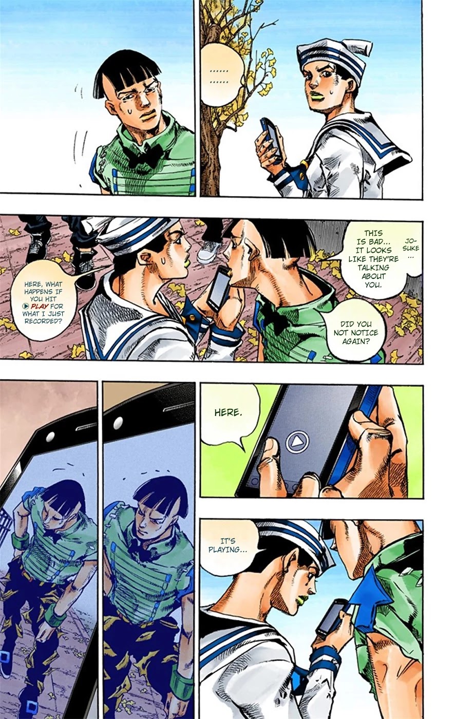 JoJo's Bizarre Adventure Part 8 - JoJolion (Official Colored) Chapter 19 page 26 - Chapter 19: Shakedown Road Part 2