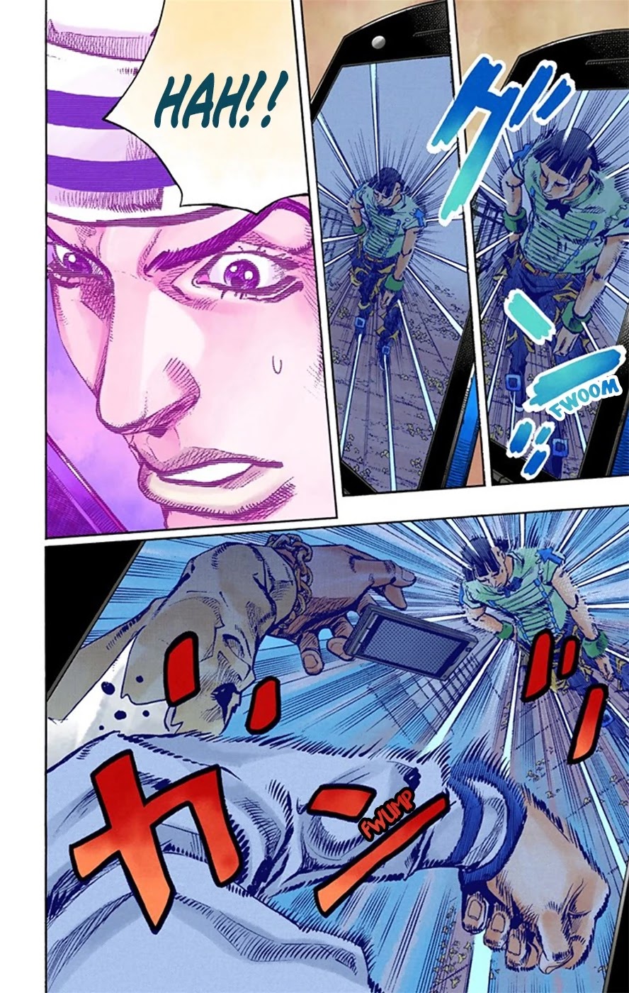 JoJo's Bizarre Adventure Part 8 - JoJolion (Official Colored) Chapter 19 page 27 - Chapter 19: Shakedown Road Part 2