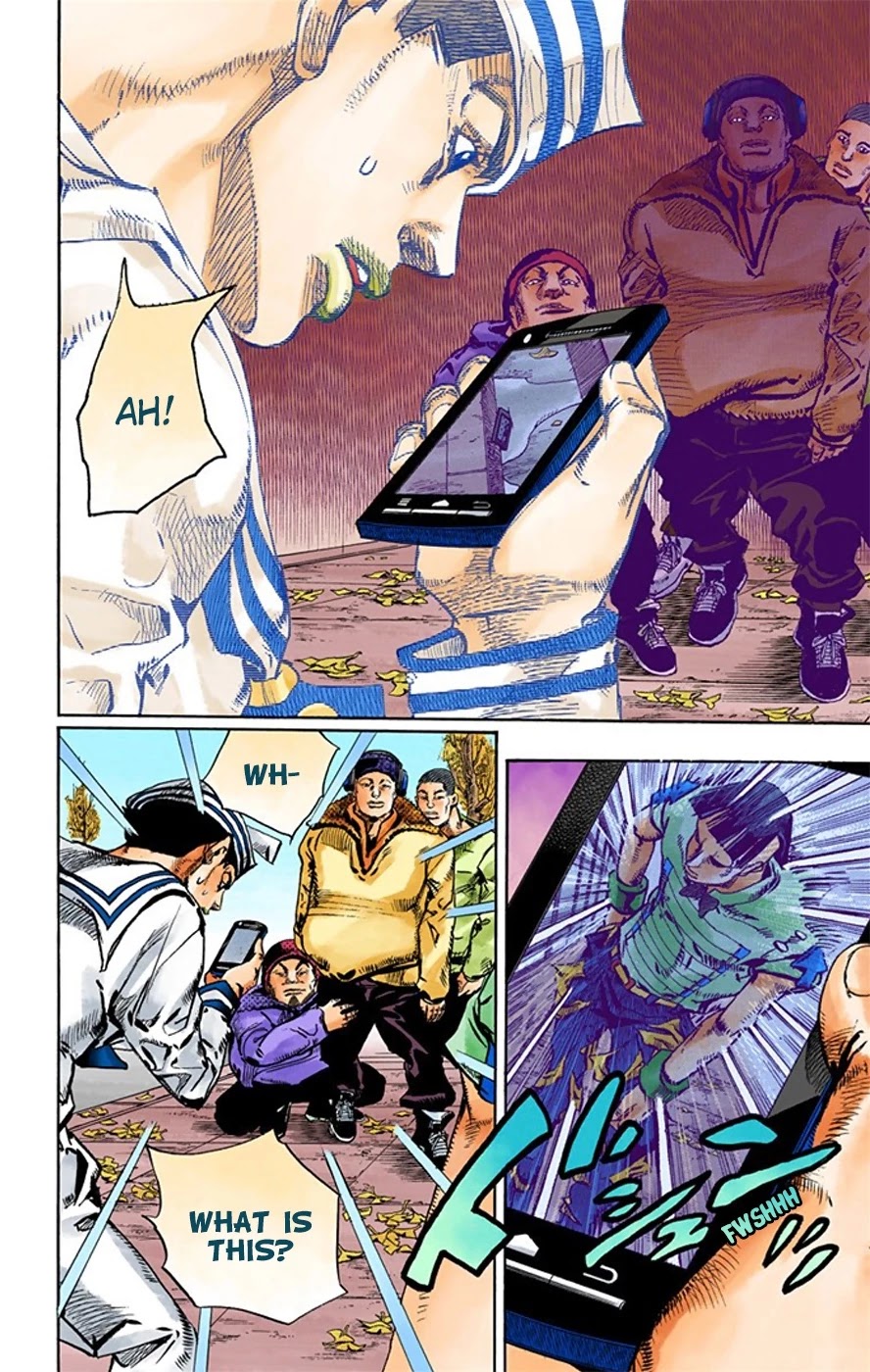 JoJo's Bizarre Adventure Part 8 - JoJolion (Official Colored) Chapter 19 page 29 - Chapter 19: Shakedown Road Part 2
