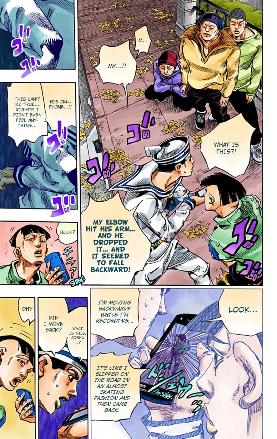 JoJo's Bizarre Adventure Part 8 - JoJolion (Official Colored) Chapter 19 page 30 - Chapter 19: Shakedown Road Part 2