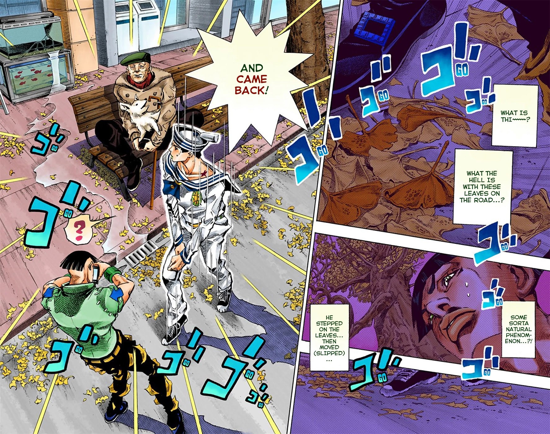 JoJo's Bizarre Adventure Part 8 - JoJolion (Official Colored) Chapter 19 page 7 - Chapter 19: Shakedown Road Part 2