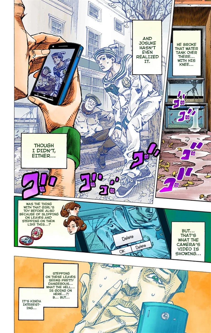 JoJo's Bizarre Adventure Part 8 - JoJolion (Official Colored) Chapter 19 page 8 - Chapter 19: Shakedown Road Part 2
