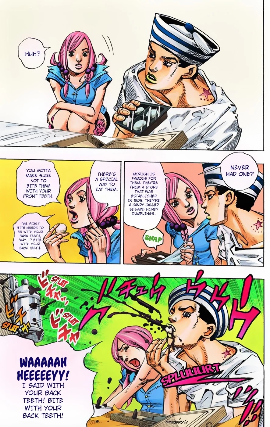 JoJo's Bizarre Adventure Part 8 - JoJolion (Official Colored) Chapter 2 page 10 - Chapter 2: Soft & Wet Part 1
