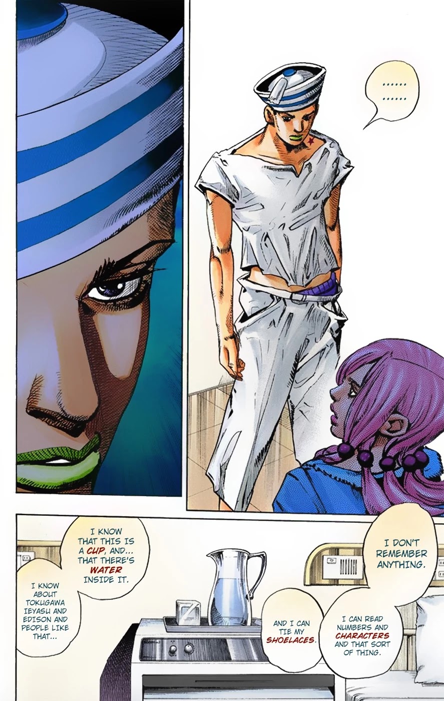 JoJo's Bizarre Adventure Part 8 - JoJolion (Official Colored) Chapter 2 page 13 - Chapter 2: Soft & Wet Part 1