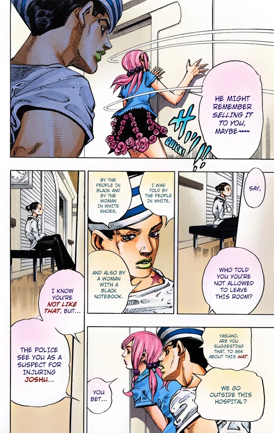 JoJo's Bizarre Adventure Part 8 - JoJolion (Official Colored) Chapter 2 page 17 - Chapter 2: Soft & Wet Part 1