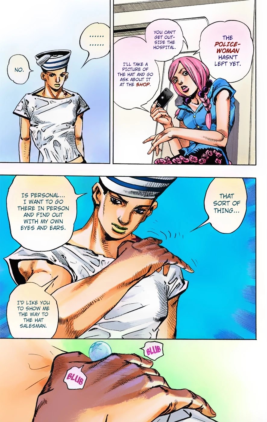 JoJo's Bizarre Adventure Part 8 - JoJolion (Official Colored) Chapter 2 page 18 - Chapter 2: Soft & Wet Part 1