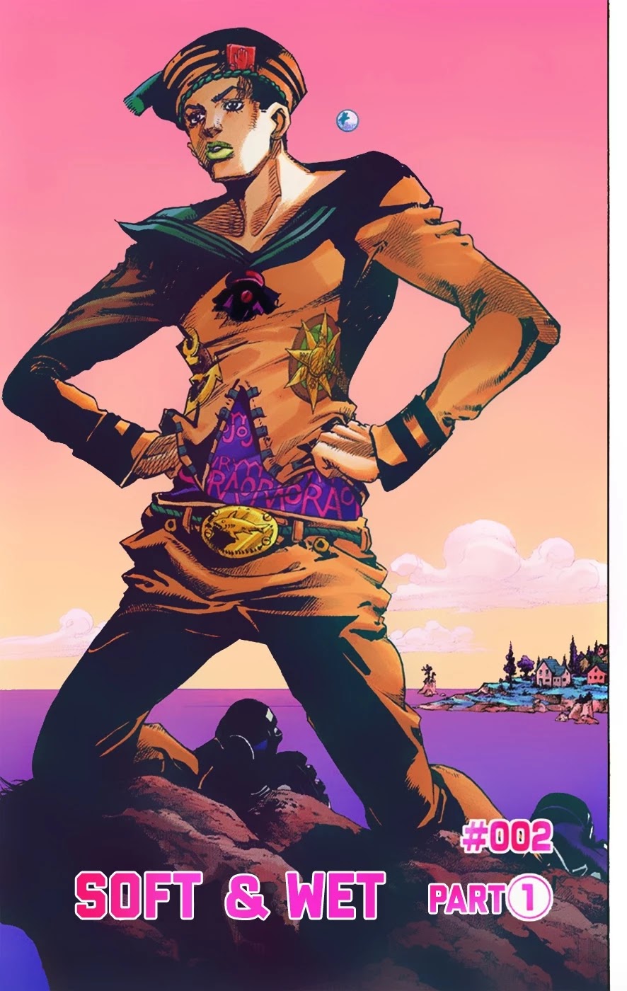 JoJo's Bizarre Adventure Part 8 - JoJolion (Official Colored) Chapter 2 page 2 - Chapter 2: Soft & Wet Part 1