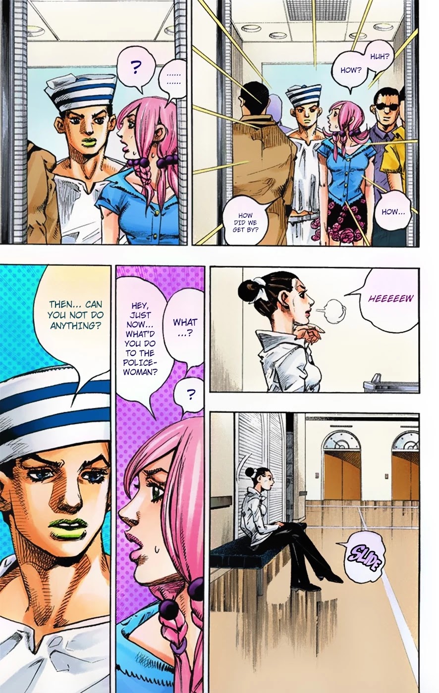 JoJo's Bizarre Adventure Part 8 - JoJolion (Official Colored) Chapter 2 page 24 - Chapter 2: Soft & Wet Part 1