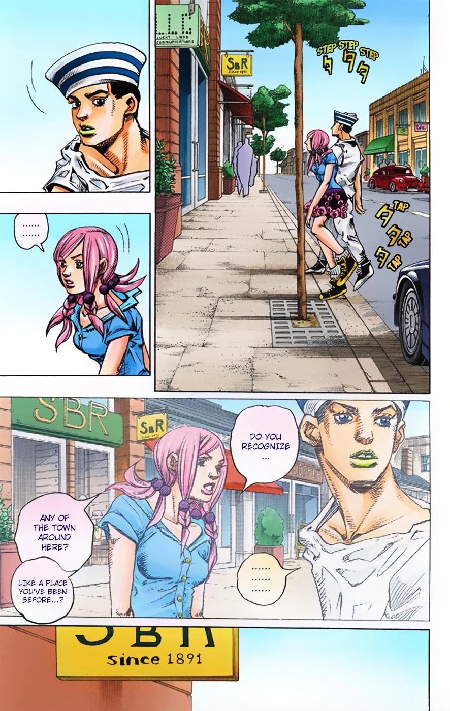 JoJo's Bizarre Adventure Part 8 - JoJolion (Official Colored) Chapter 2 page 28 - Chapter 2: Soft & Wet Part 1