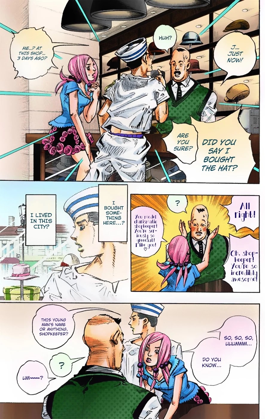 JoJo's Bizarre Adventure Part 8 - JoJolion (Official Colored) Chapter 2 page 32 - Chapter 2: Soft & Wet Part 1