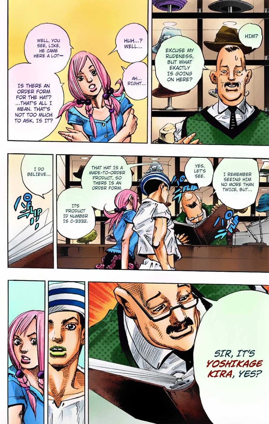 JoJo's Bizarre Adventure Part 8 - JoJolion (Official Colored) Chapter 2 page 33 - Chapter 2: Soft & Wet Part 1