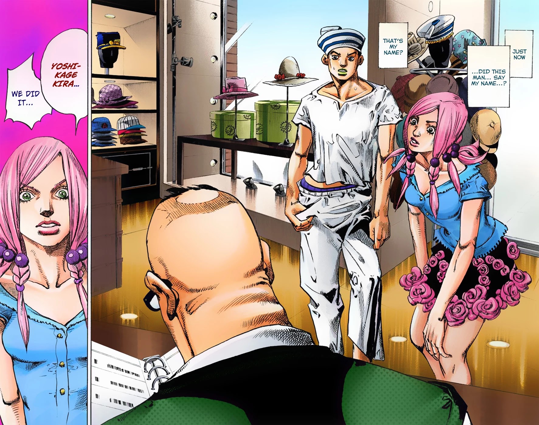 JoJo's Bizarre Adventure Part 8 - JoJolion (Official Colored) Chapter 2 page 35 - Chapter 2: Soft & Wet Part 1