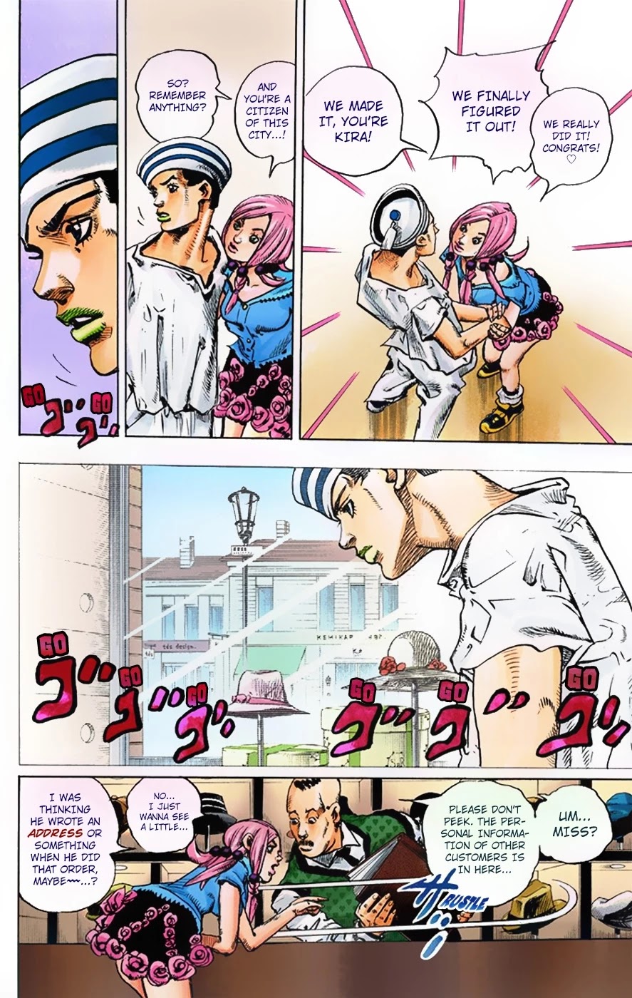 JoJo's Bizarre Adventure Part 8 - JoJolion (Official Colored) Chapter 2 page 36 - Chapter 2: Soft & Wet Part 1