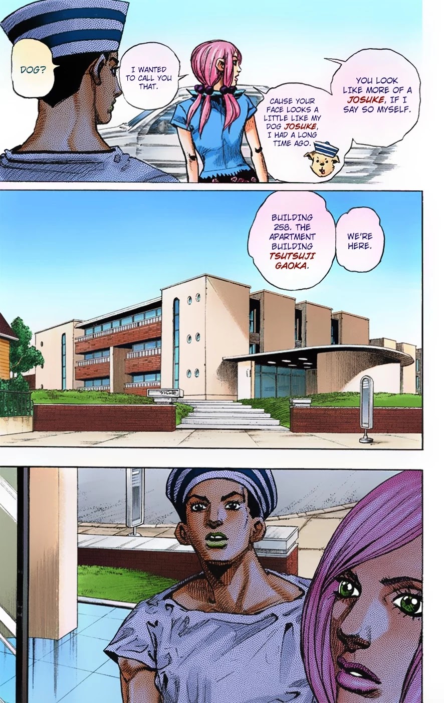 JoJo's Bizarre Adventure Part 8 - JoJolion (Official Colored) Chapter 2 page 39 - Chapter 2: Soft & Wet Part 1