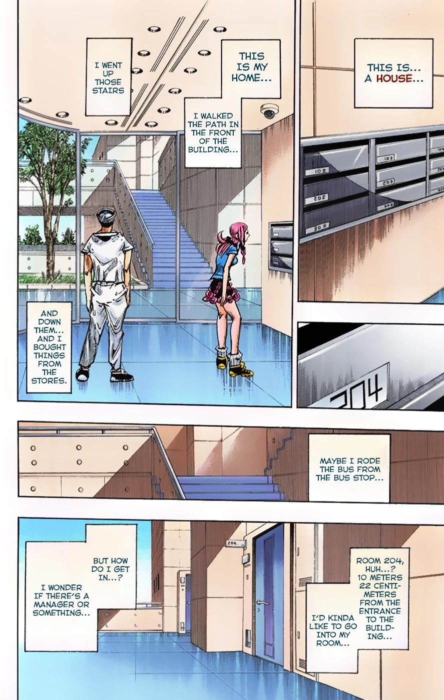 JoJo's Bizarre Adventure Part 8 - JoJolion (Official Colored) Chapter 2 page 40 - Chapter 2: Soft & Wet Part 1