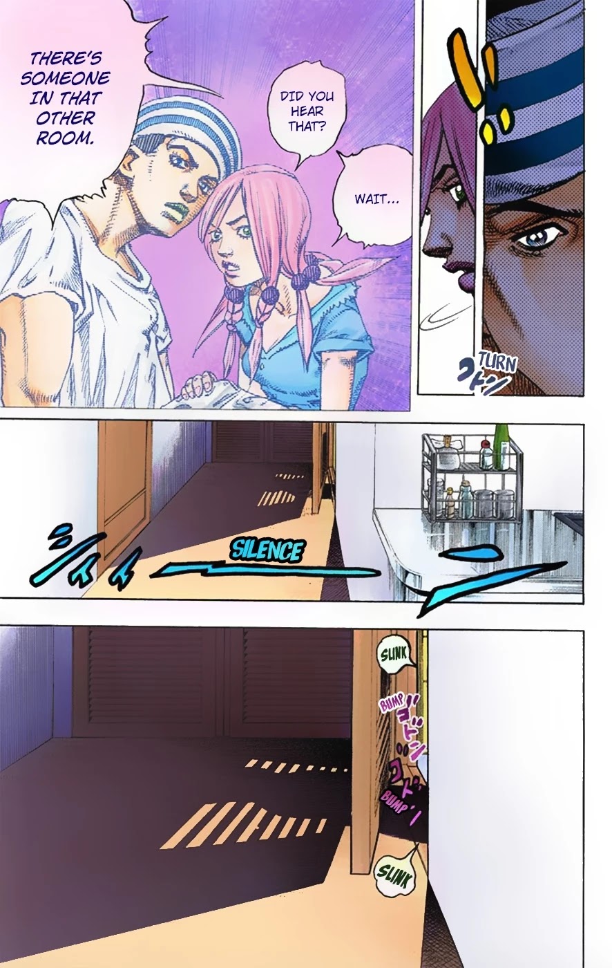 JoJo's Bizarre Adventure Part 8 - JoJolion (Official Colored) Chapter 2 page 44 - Chapter 2: Soft & Wet Part 1