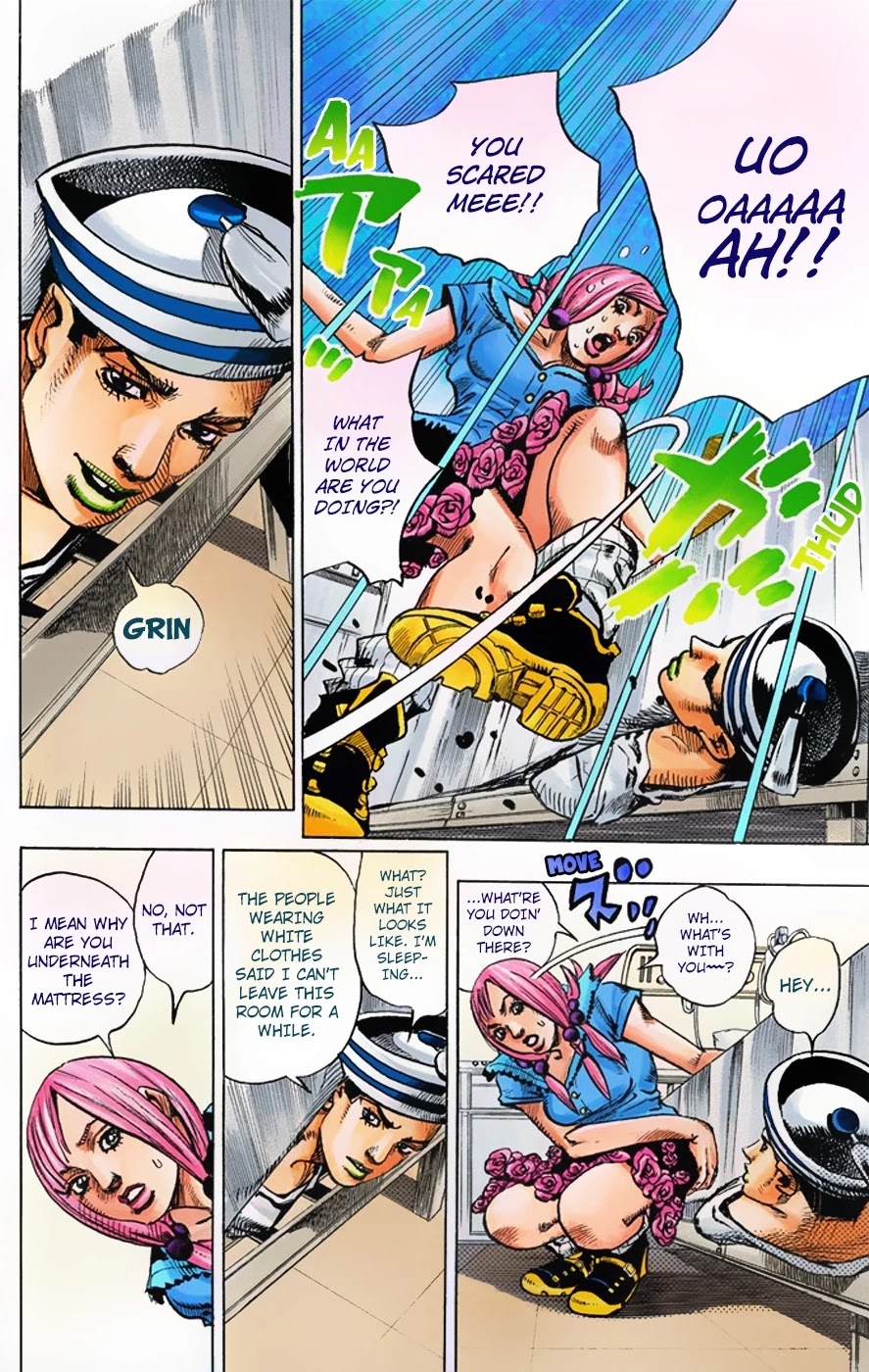 JoJo's Bizarre Adventure Part 8 - JoJolion (Official Colored) Chapter 2 page 7 - Chapter 2: Soft & Wet Part 1