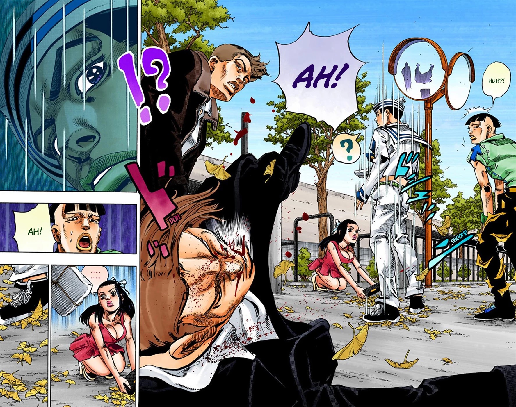 JoJo's Bizarre Adventure Part 8 - JoJolion (Official Colored) Chapter 20 page 18 - Chapter 20: Shakedown Road Part 3