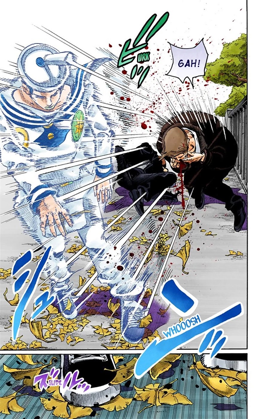 JoJo's Bizarre Adventure Part 8 - JoJolion (Official Colored) Chapter 20 page 20 - Chapter 20: Shakedown Road Part 3