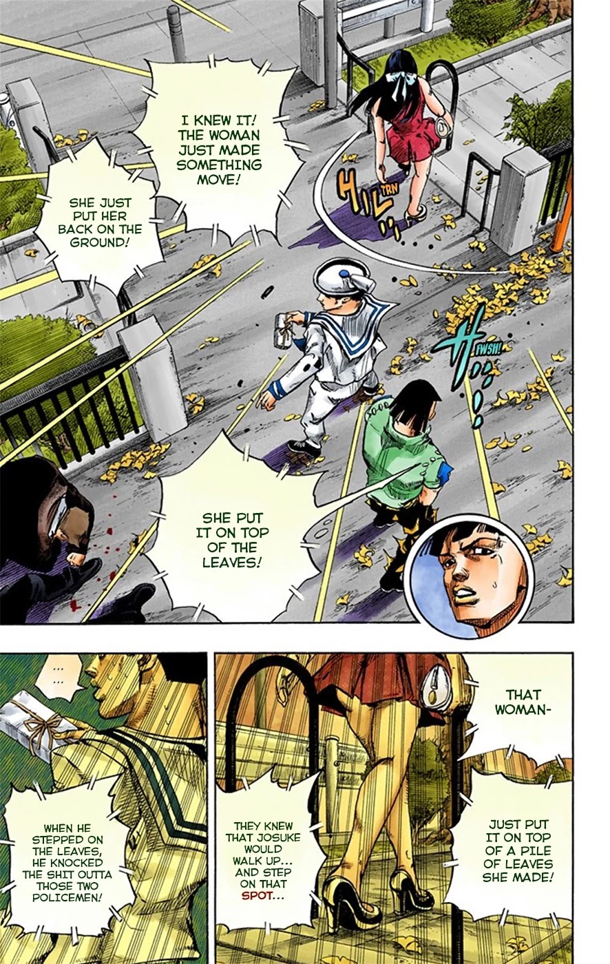 JoJo's Bizarre Adventure Part 8 - JoJolion (Official Colored) Chapter 20 page 22 - Chapter 20: Shakedown Road Part 3