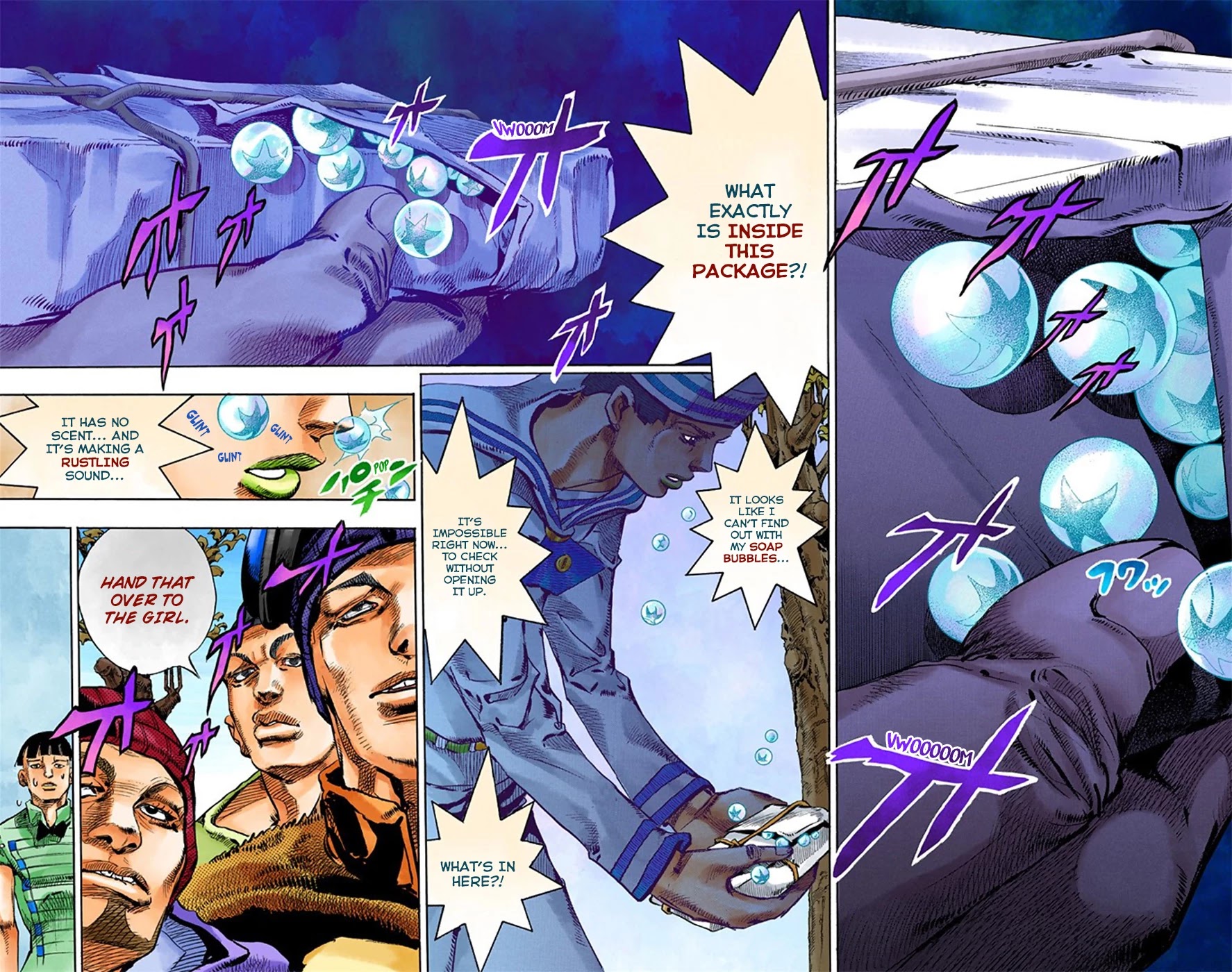 JoJo's Bizarre Adventure Part 8 - JoJolion (Official Colored) Chapter 20 page 3 - Chapter 20: Shakedown Road Part 3