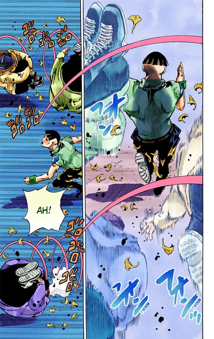 JoJo's Bizarre Adventure Part 8 - JoJolion (Official Colored) Chapter 20 page 36 - Chapter 20: Shakedown Road Part 3