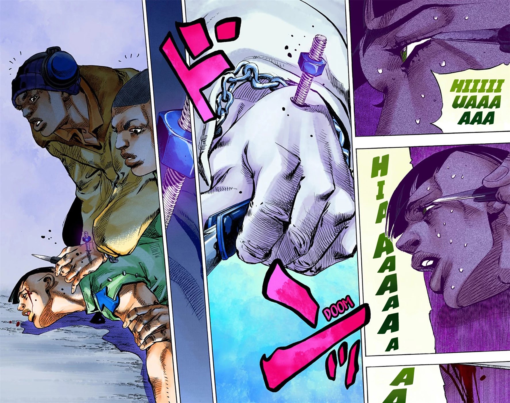 JoJo's Bizarre Adventure Part 8 - JoJolion (Official Colored) Chapter 20 page 41 - Chapter 20: Shakedown Road Part 3
