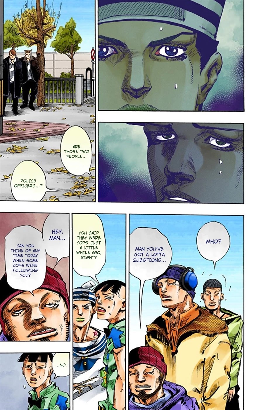 JoJo's Bizarre Adventure Part 8 - JoJolion (Official Colored) Chapter 20 page 6 - Chapter 20: Shakedown Road Part 3