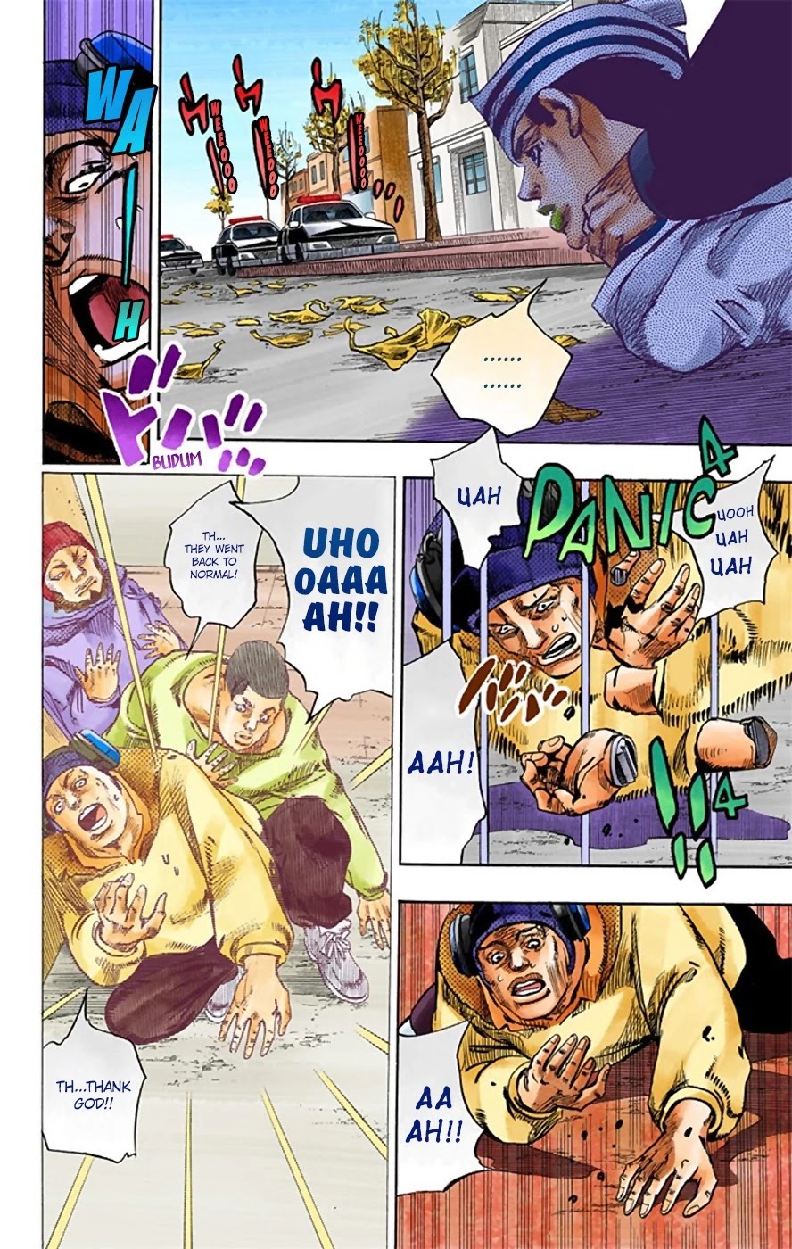 JoJo's Bizarre Adventure Part 8 - JoJolion (Official Colored) Chapter 21 page 11 - Chapter 21: Shakedown Road Part 4
