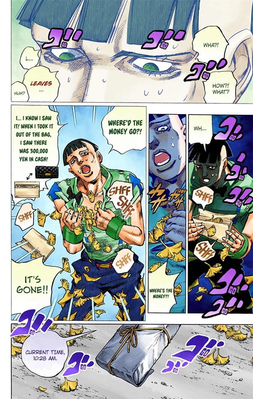 JoJo's Bizarre Adventure Part 8 - JoJolion (Official Colored) Chapter 21 page 15 - Chapter 21: Shakedown Road Part 4
