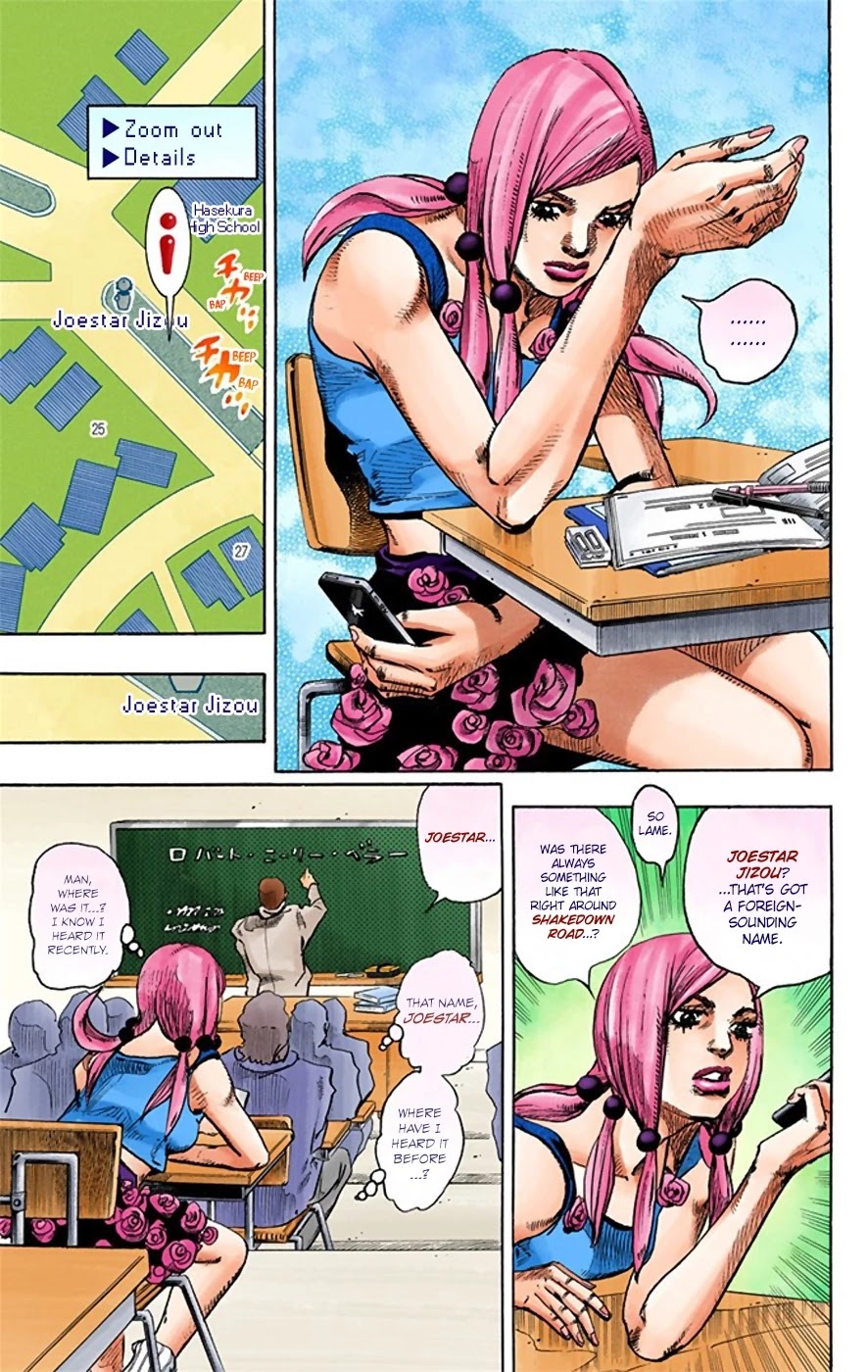 JoJo's Bizarre Adventure Part 8 - JoJolion (Official Colored) Chapter 21 page 28 - Chapter 21: Shakedown Road Part 4
