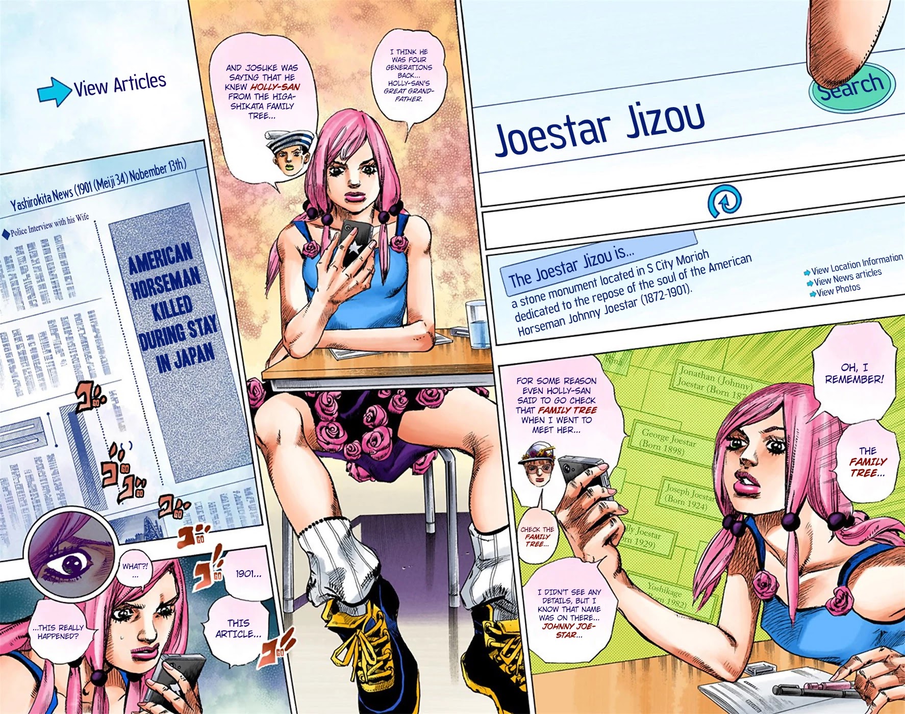 JoJo's Bizarre Adventure Part 8 - JoJolion (Official Colored) Chapter 21 page 29 - Chapter 21: Shakedown Road Part 4