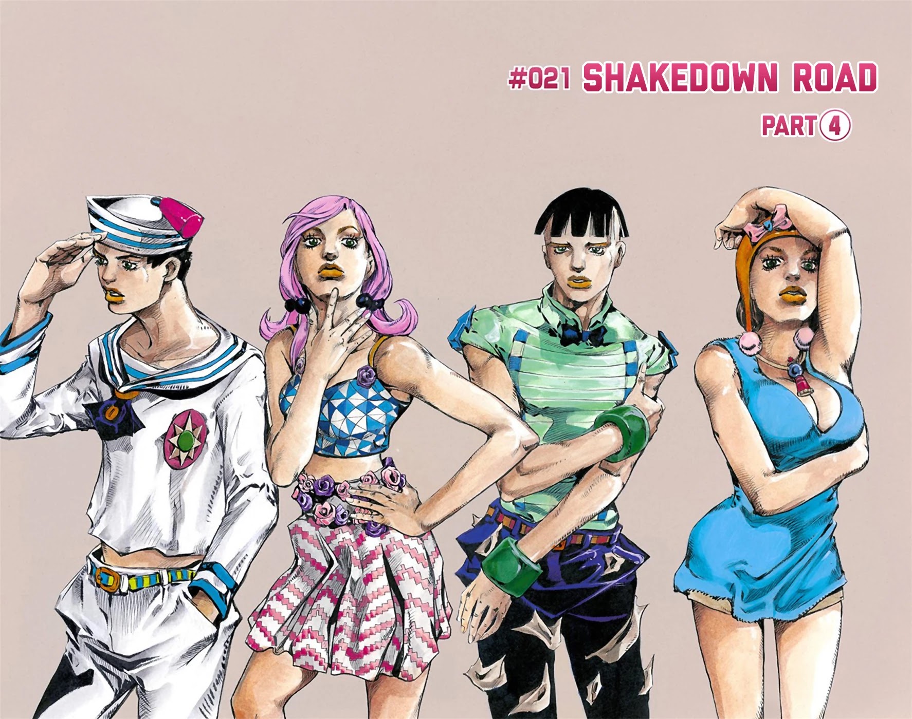 JoJo's Bizarre Adventure Part 8 - JoJolion (Official Colored) Chapter 21 page 3 - Chapter 21: Shakedown Road Part 4