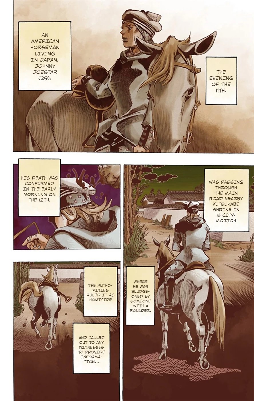 JoJo's Bizarre Adventure Part 8 - JoJolion (Official Colored) Chapter 21 page 30 - Chapter 21: Shakedown Road Part 4